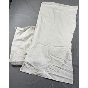 Quince 100% Linen Beige King Sized Set of 2 Pillowcases